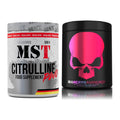 Pump-Set: MST Citrulline Malat 500g + Genius Nutrition Warcry AminoRGY – alle enthaltenen Artikel