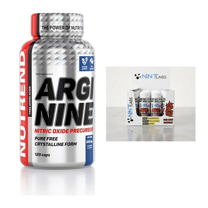 Pump-Set: Nutrend Arginine + NNT Extreme Pump Shot – alle enthaltenen Artikel