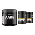 Pump-Set: Sinob Core Arginin AAKG Pulver + Dedicated Unstoppable Pump – alle enthaltenen Artikel