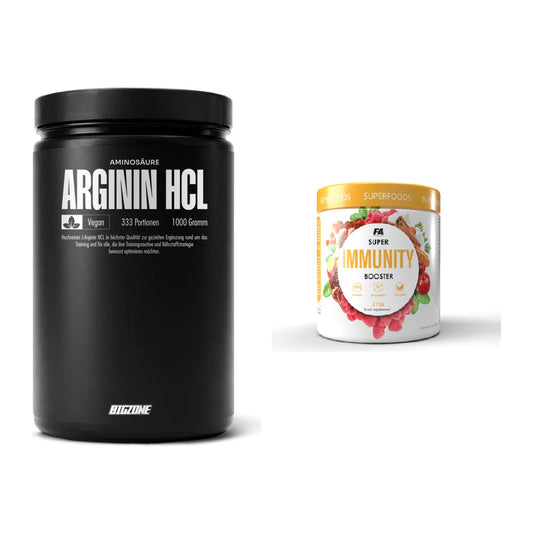 Pump-Set: Big Zone L-Arginin + FA Nutrition Wellnes Line Super – alle enthaltenen Artikel