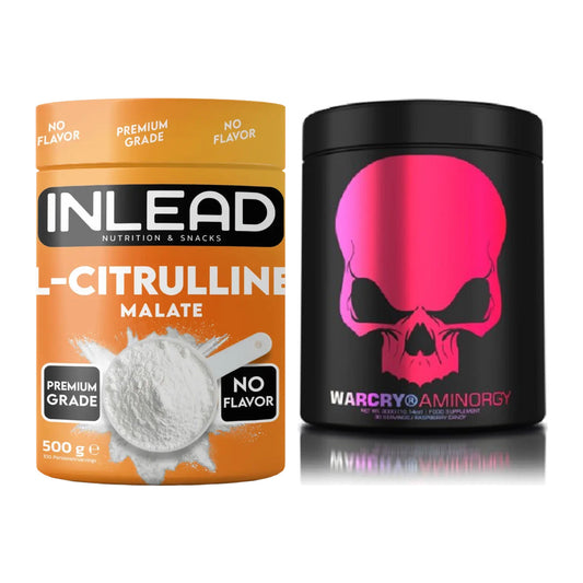 Set de pompă: INLEAD L-Citrulline Malate 2:1 + Genius Nutrition Warcry - toate articolele incluse