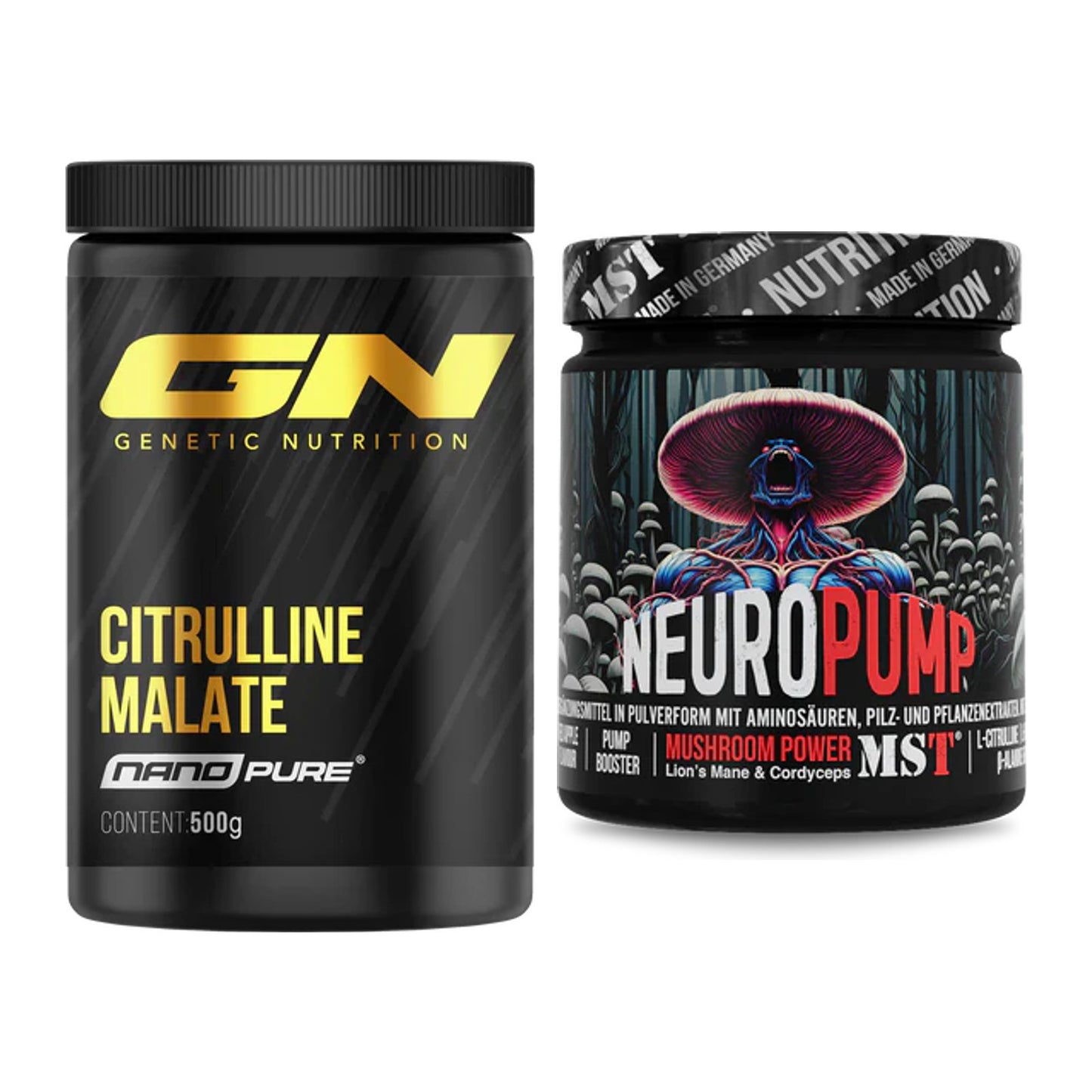 Pump-Set: GN Citrulline Malate + MST NeuroPump – alle enthaltenen Artikel