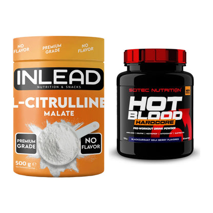 Pump-Set: INLEAD L-Citrullin Malat 2:1 + Scitec Hot Blood Hardcore – alle enthaltenen Artikel