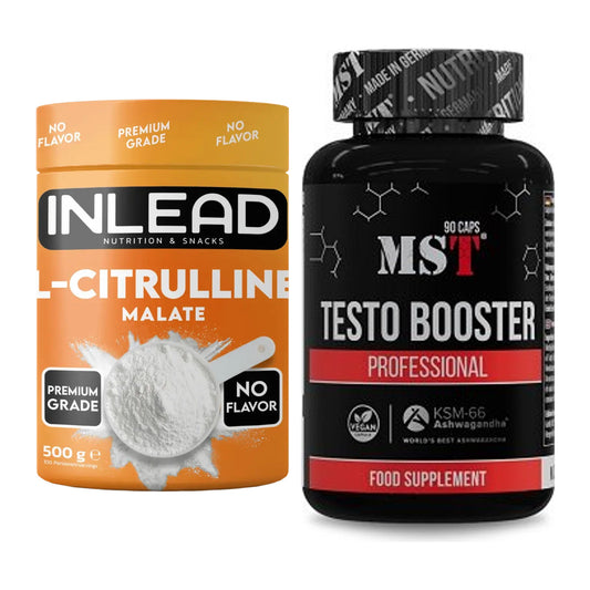Pump-Set: INLEAD L-Citrullin Malat 2:1 + MST Testo Booster – alle enthaltenen Artikel