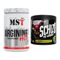 Pump-Set: MST Arginine HCL + AK47 Labs Schizo Pre-Workout 400g – alle enthaltenen Artikel
