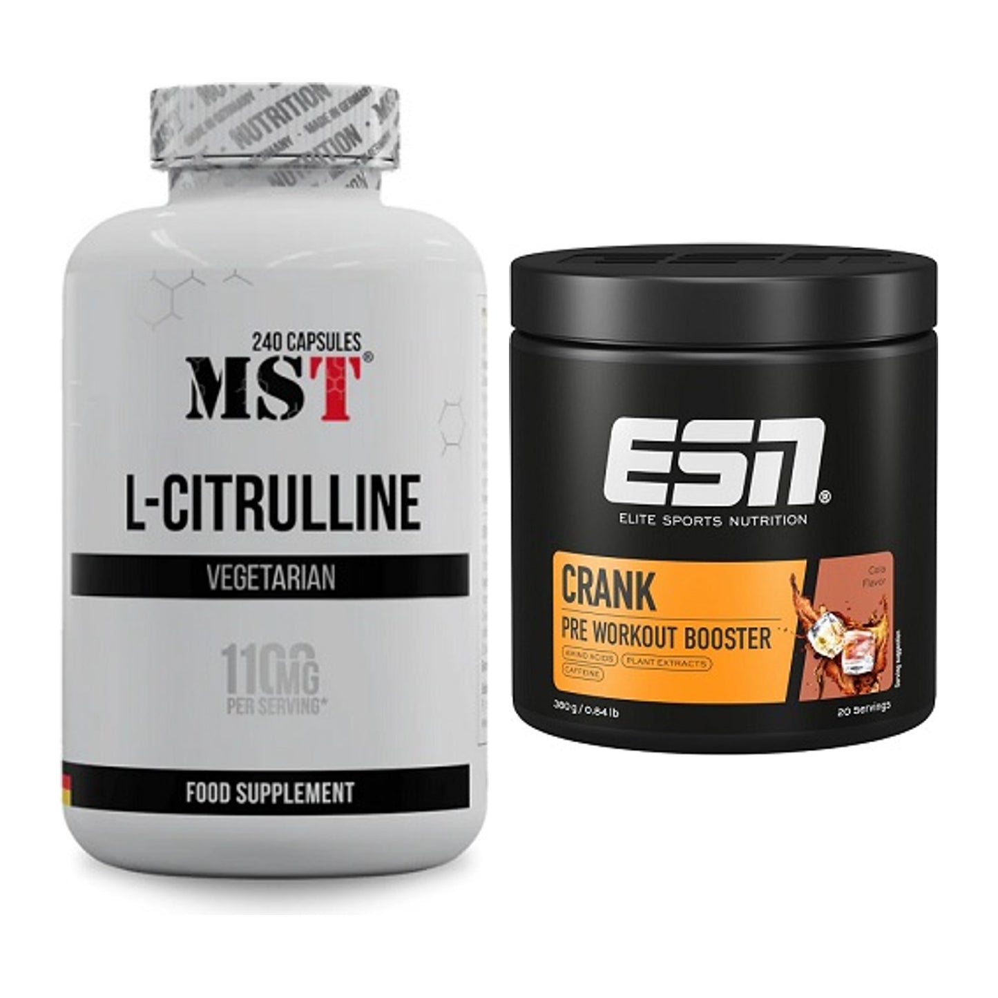 Pump-Set: MST Citrulline + ESN Crank Booster – alle enthaltenen Artikel
