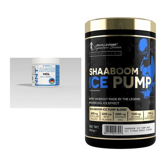 Pump-Set: NNT Arginin + Kevin Levrone Shaaboom Ice Pump – alle enthaltenen Artikel