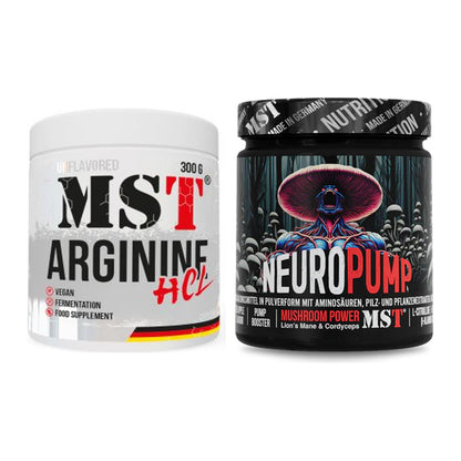 Pump-Set: MST Arginine HCL + MST NeuroPump – alle enthaltenen Artikel