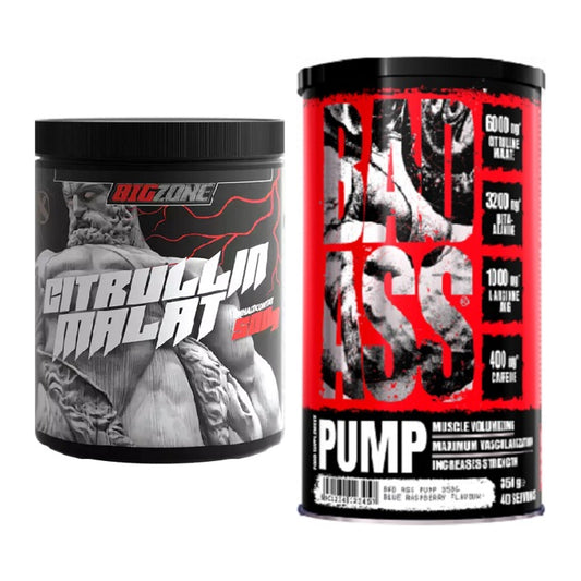 Pump-Set: Big Zone Citrullin Malat + BAD ASS Pump – alle enthaltenen Artikel
