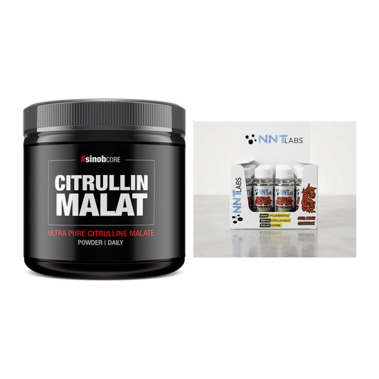 Pump-Set: Sinob Core L-Citrullin Malat + NNT Extreme Pump Shot – alle enthaltenen Artikel
