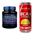 Aminosäuren-Zweimonatsvorrat: Scitec Amino – 60 Tage, 74 Portionen – alle enthaltenen Artikel