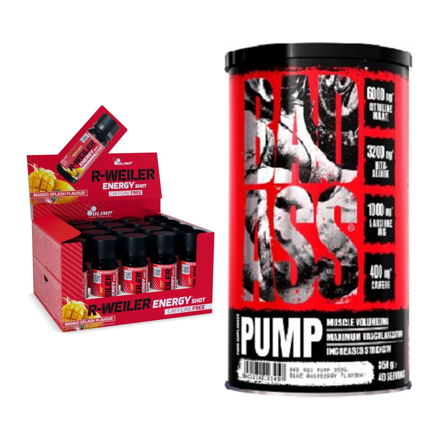 Booster-Trainingsvorrat: Olimp R-Weiler Energy – 60 Tage, 80 Portionen – alle enthaltenen Artikel