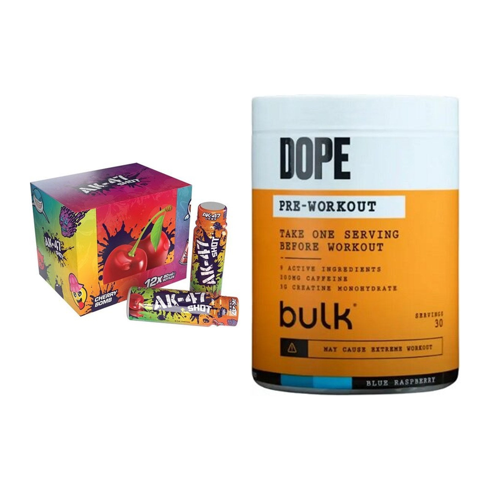 Booster-Trainingsvorrat: AK47 Labs AK47 Shots – 60 Tage, 78 Portionen – alle enthaltenen Artikel