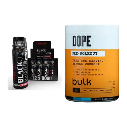 Booster-Trainingsvorrat: Activlab Black Wolf – 60 Tage, 78 Portionen – alle enthaltenen Artikel
