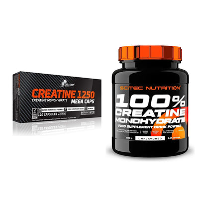 Creatin-Halbjahresvorrat: Olimp Creatine Mega – 180 Tage, 220 Kapseln – alle enthaltenen Artikel