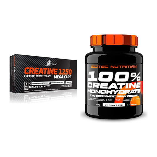 Creatin-Halbjahresvorrat: Olimp Creatine Mega – 180 Tage, 220 Kapseln – alle enthaltenen Artikel