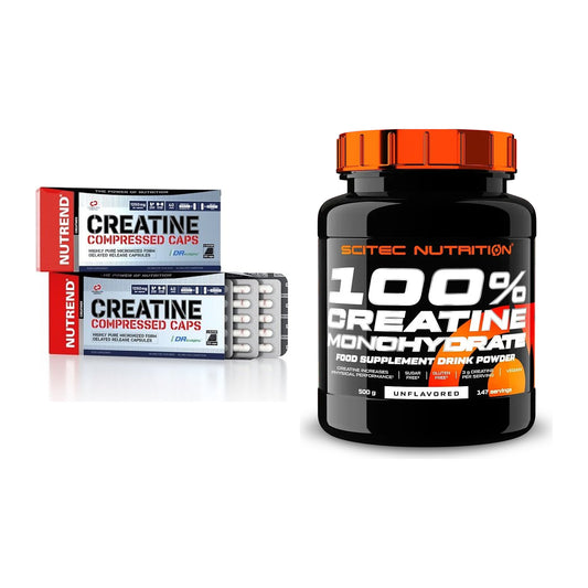Creatin-Halbjahresvorrat: Nutrend Creatine – 180 Tage, 220 Kapseln – alle enthaltenen Artikel