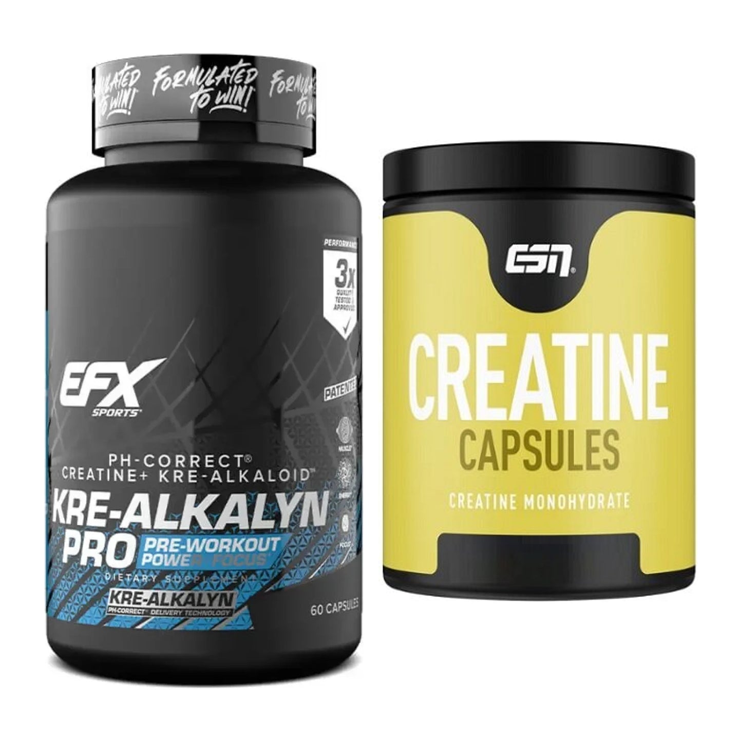 Creatin-Halbjahresvorrat: EFX Kre-Alkalyn PRO – 180 Tage, 210 Kapseln – alle enthaltenen Artikel