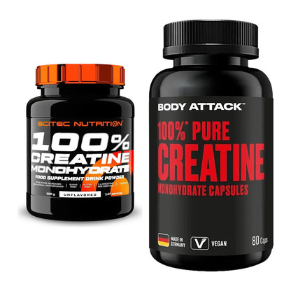 Creatin-Halbjahresvorrat: Scitec Creatine – 180 Tage, 180 Portionen – alle enthaltenen Artikel