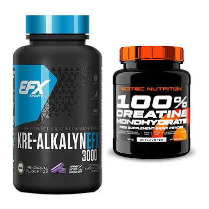 Creatin-Halbjahresvorrat: EFX Kre-Alkalyn 3000 – 180 Tage, 220 Kapseln – alle enthaltenen Artikel