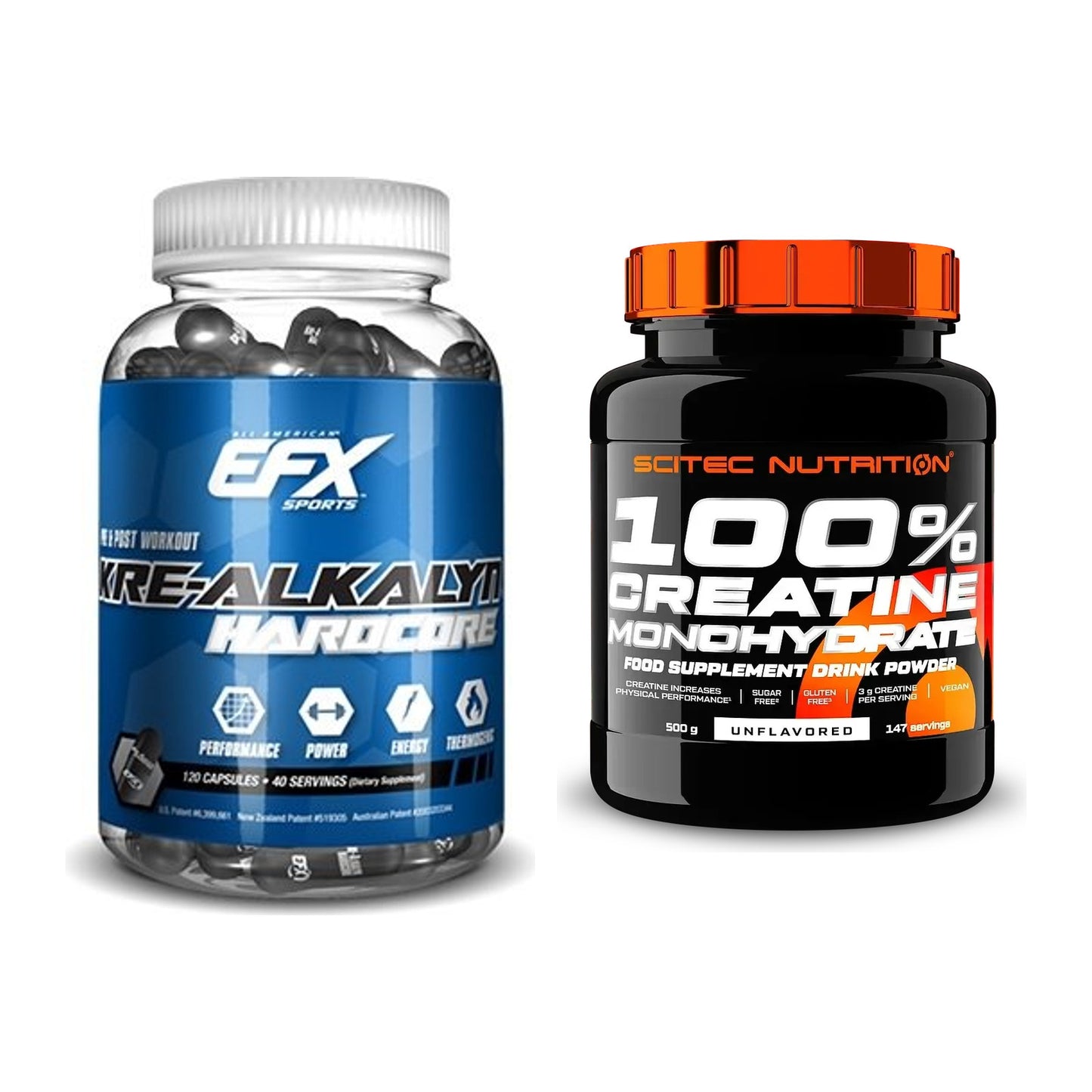 Creatin-Halbjahresvorrat: EFX Kre-Alkalyn – 180 Tage, 220 Kapseln – alle enthaltenen Artikel