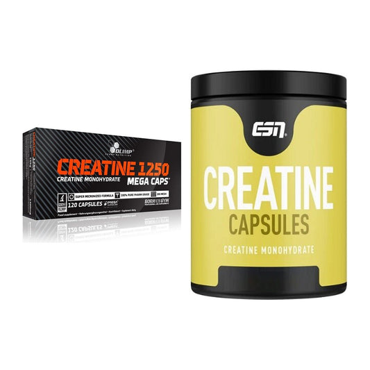 Creatin-Halbjahresvorrat: Olimp Creatine Mega – 180 Tage, 210 Kapseln – alle enthaltenen Artikel