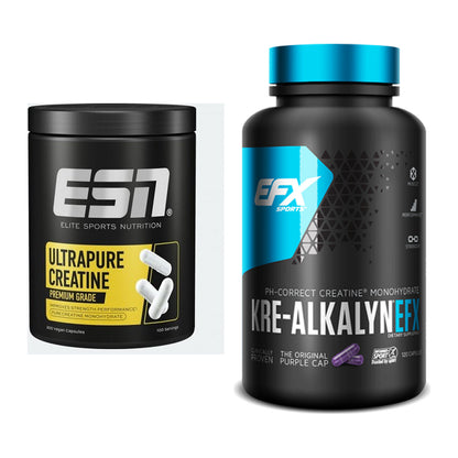 Creatin-Jahresvorrat: ESN Ultrapure Creatine – 365 Tage, 420 Kapseln – alle enthaltenen Artikel