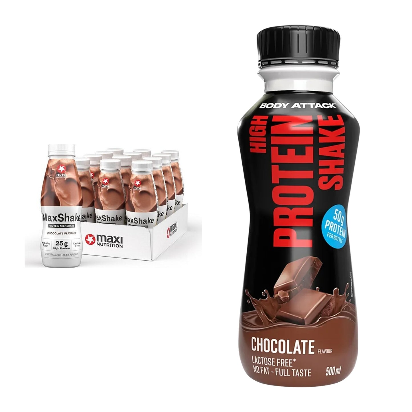 Drinks-Monatsration: MaxiNutrition MaxShake – 30 Tage, 36 Portionen – alle enthaltenen Artikel