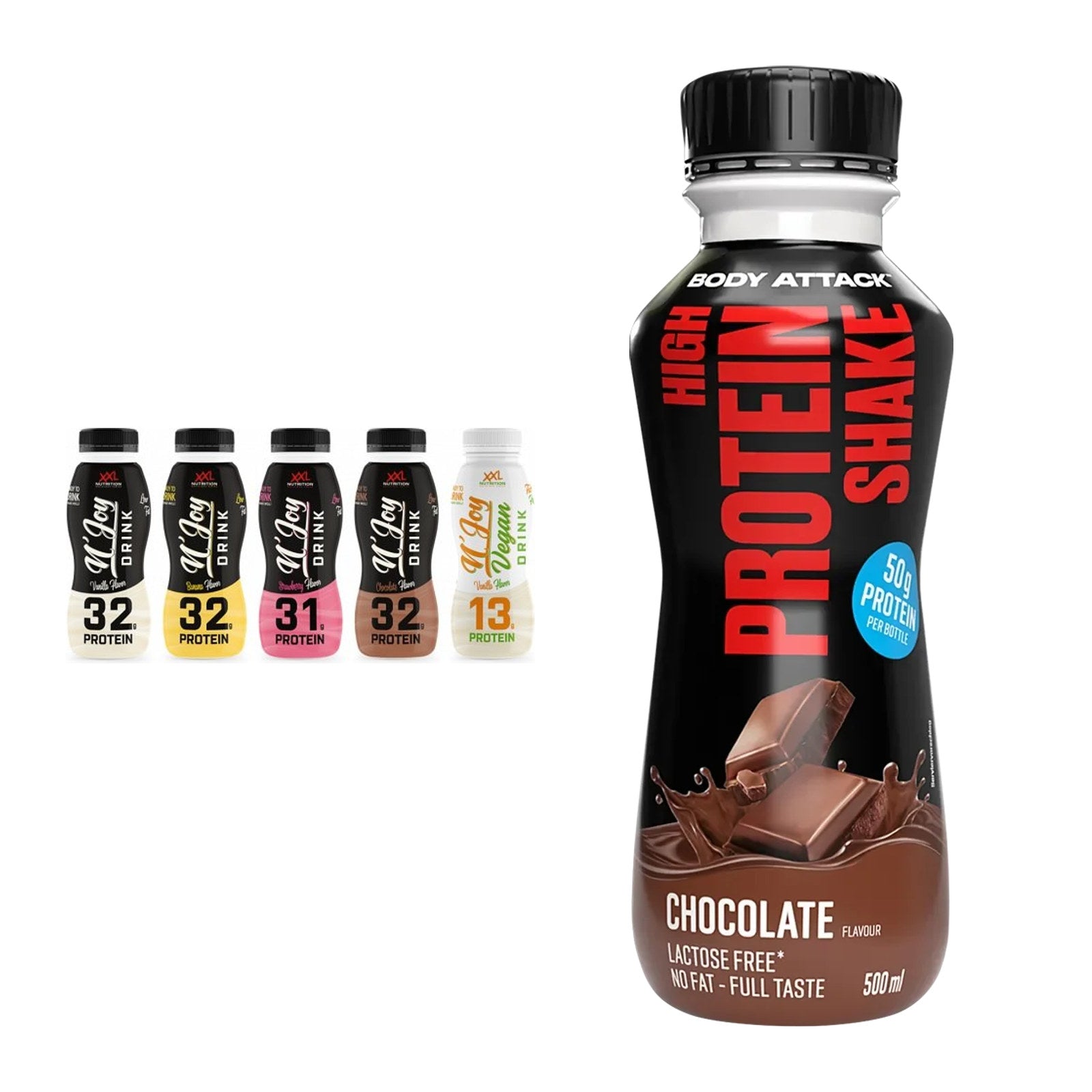 Drinks-Monatsration: XXL Nutrition N'Joy – 30 Tage, 36 Portionen – alle enthaltenen Artikel