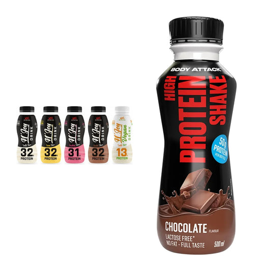 Drinks-Monatsration: XXL Nutrition N'Joy – 30 Tage, 36 Portionen – alle enthaltenen Artikel