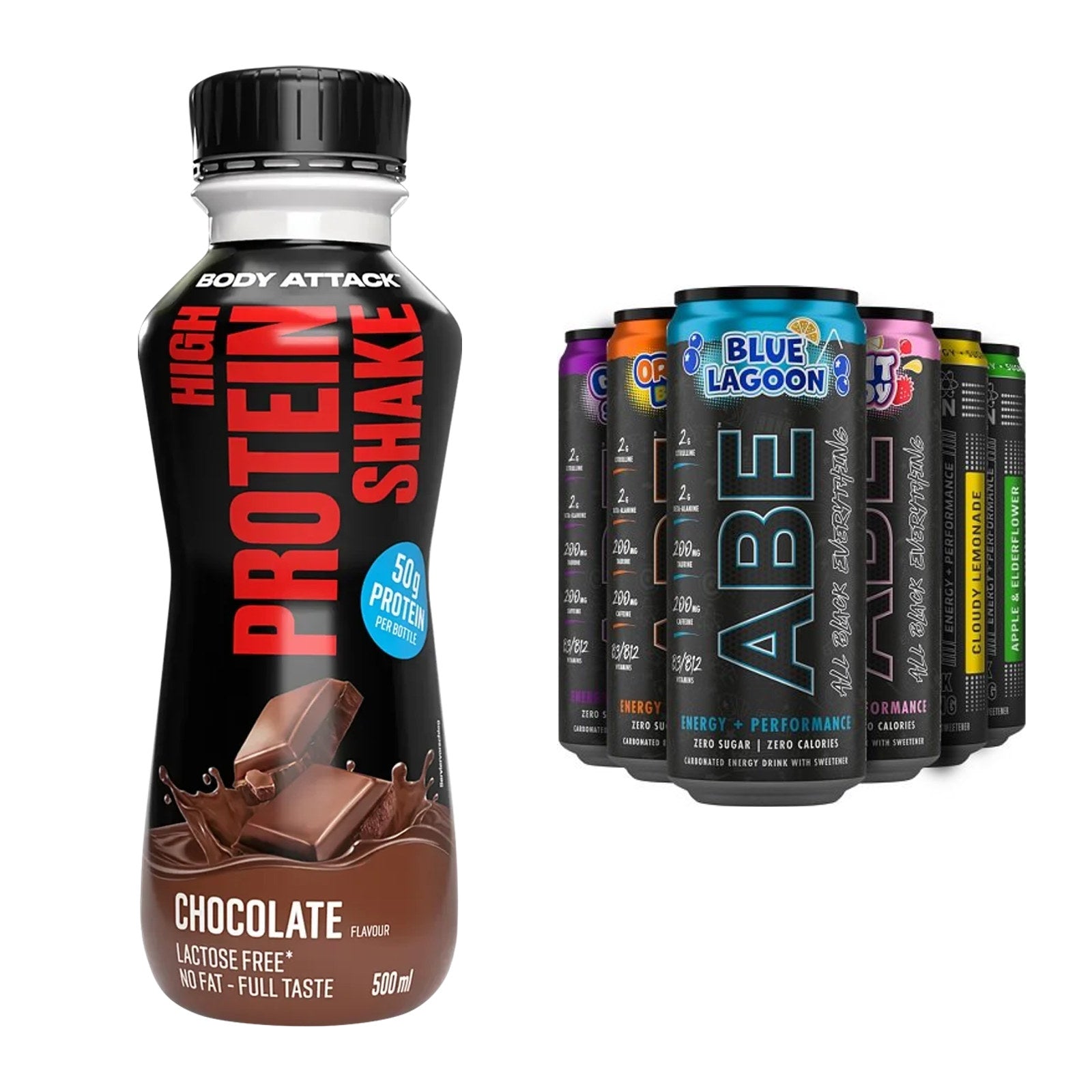 Drinks-Quartalsration: Body Attack High – 90 Tage, 96 Portionen – alle enthaltenen Artikel