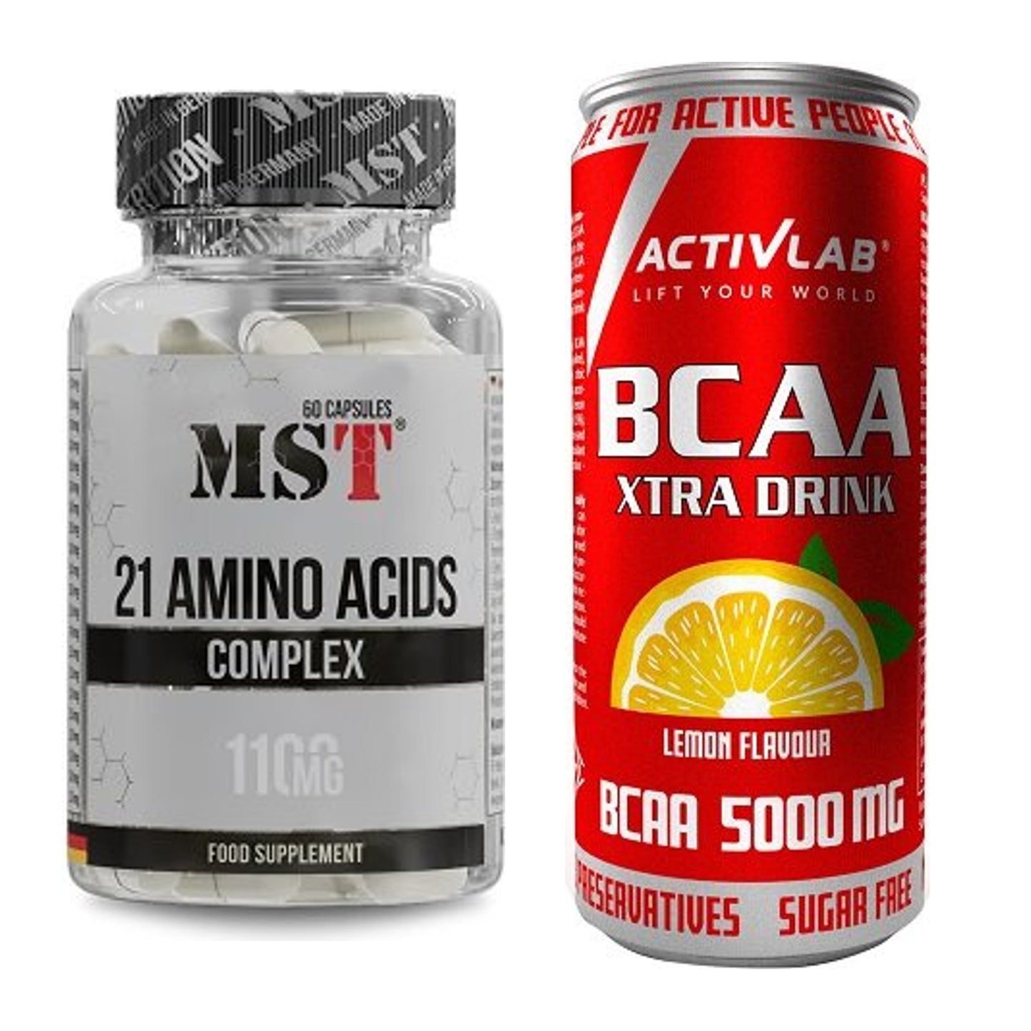 EAA-Quartalsvorrat: MST 21 Amino Acids – 90 Tage, 108 Kapseln – alle enthaltenen Artikel