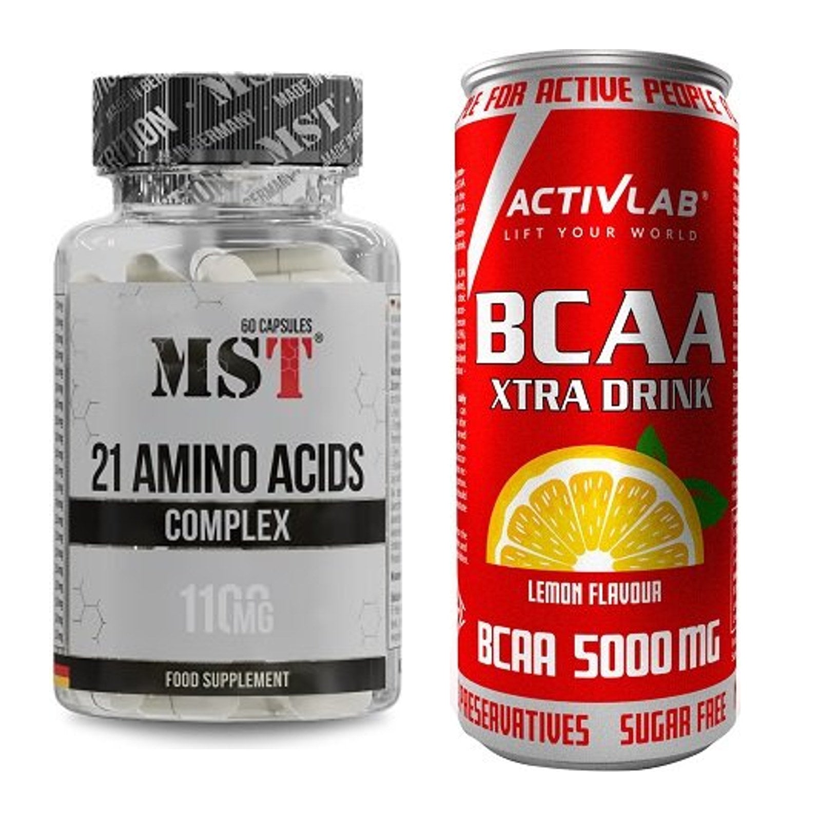 EAA-Quartalsvorrat: MST 21 Amino Acids – 90 Tage, 108 Kapseln – alle enthaltenen Artikel