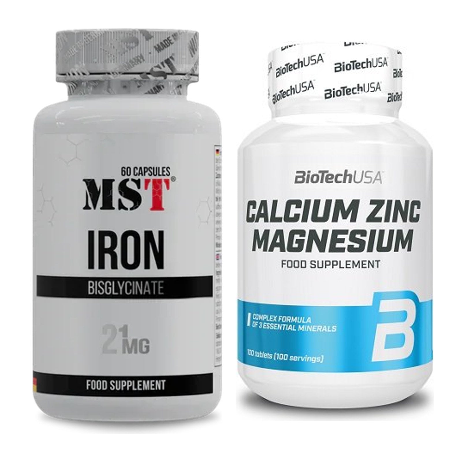 Kapsel-Halbjahresvorrat: MST Iron Bisglycinate – 180 Tage, 220 Kapseln – alle enthaltenen Artikel