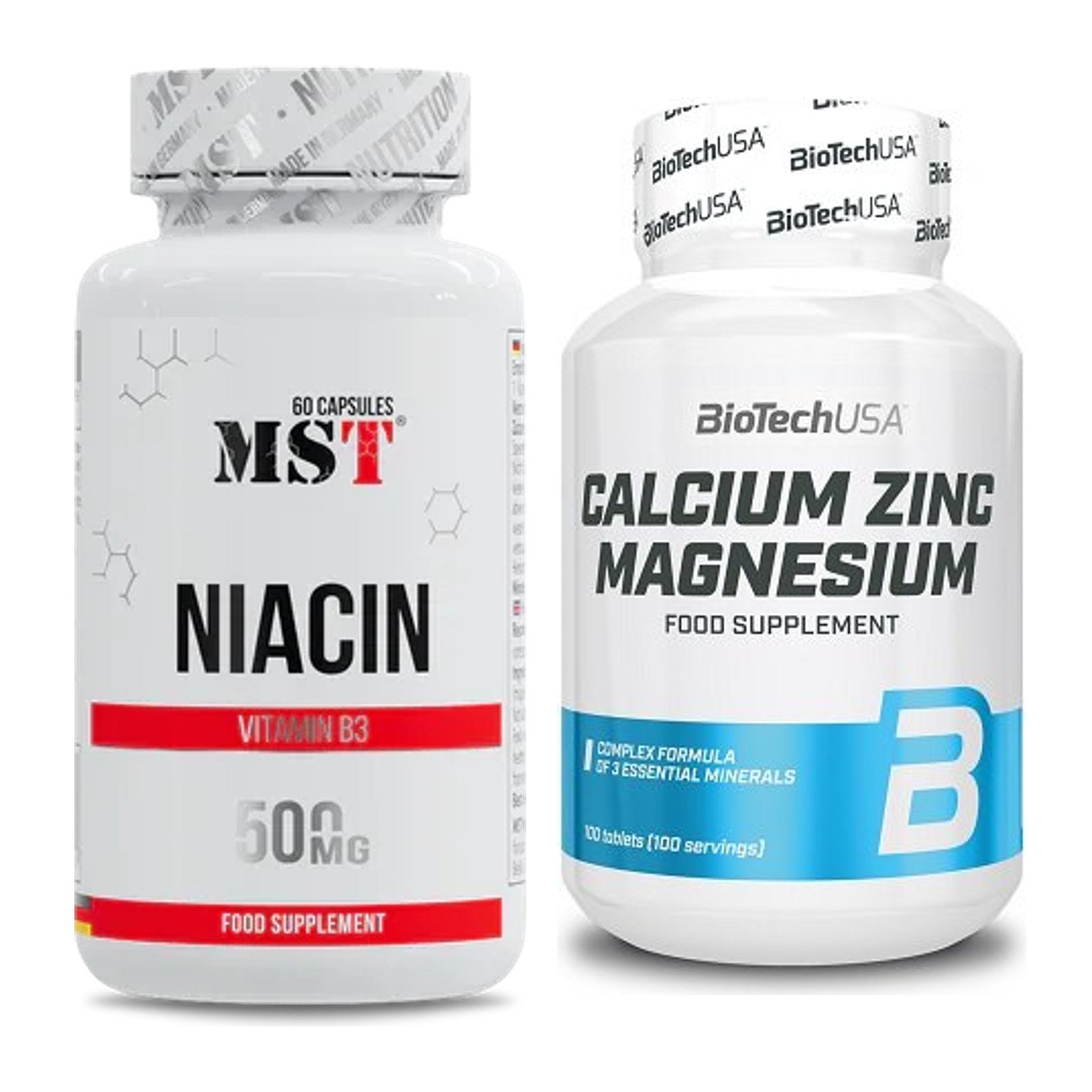 Kapsel-Halbjahresvorrat: MST Niacin – 180 Tage, 220 Kapseln – alle enthaltenen Artikel