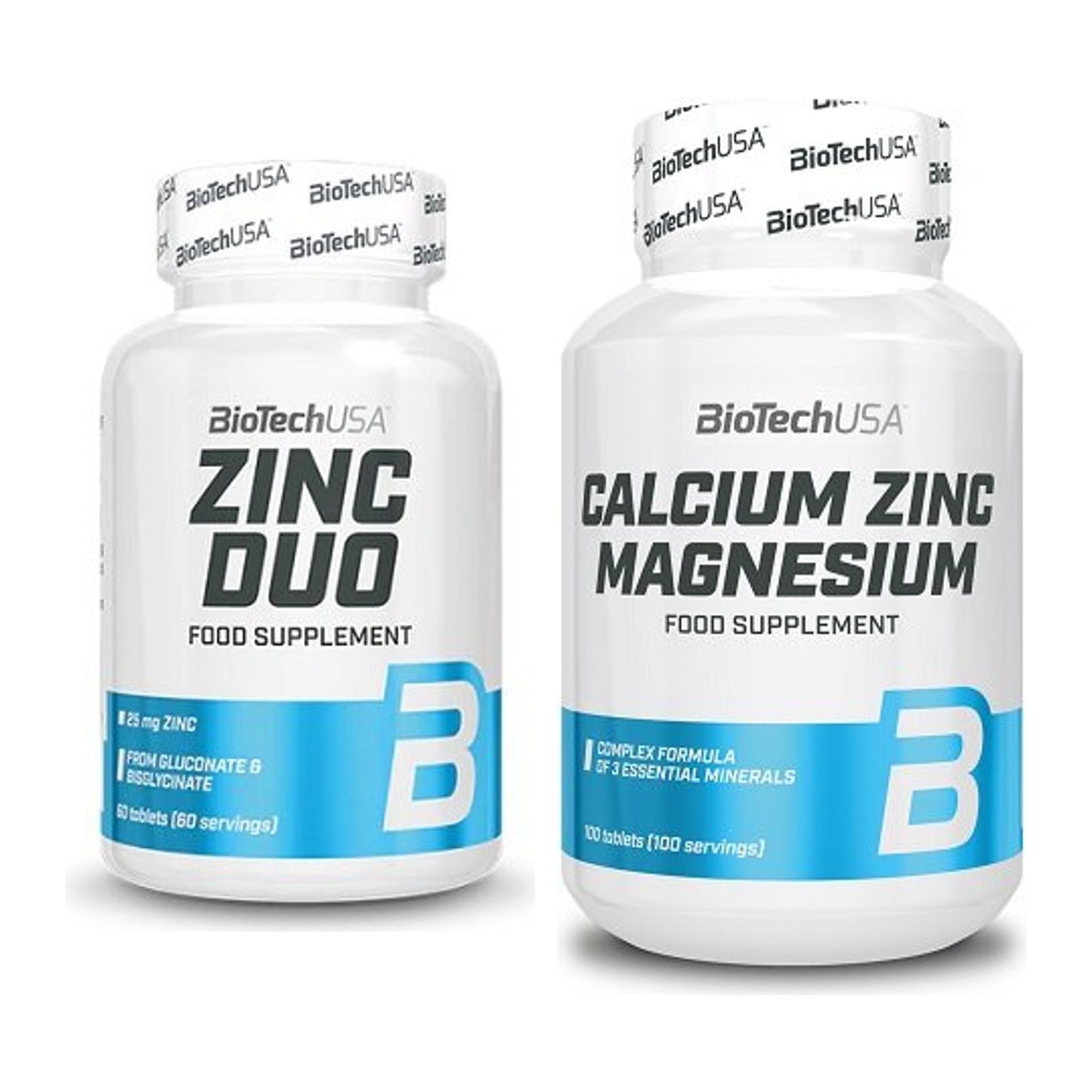 Kapsel-Halbjahresvorrat: BioTech Zinc Duo – 180 Tage, 220 Tabletten – alle enthaltenen Artikel