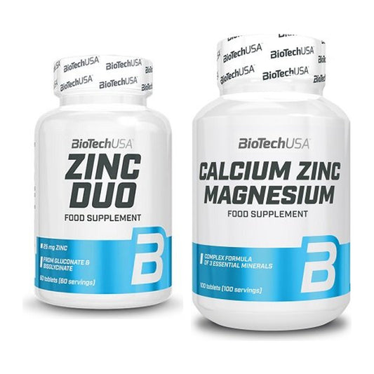 Kapsel-Halbjahresvorrat: BioTech Zinc Duo – 180 Tage, 220 Tabletten – alle enthaltenen Artikel