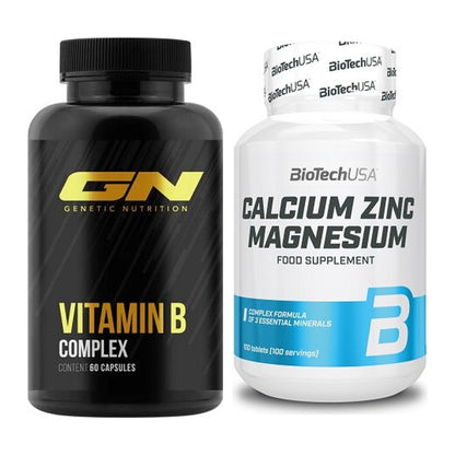 Kapsel-Halbjahresvorrat: GN Vitamin B-Complex – 180 Tage, 220 Kapseln – alle enthaltenen Artikel