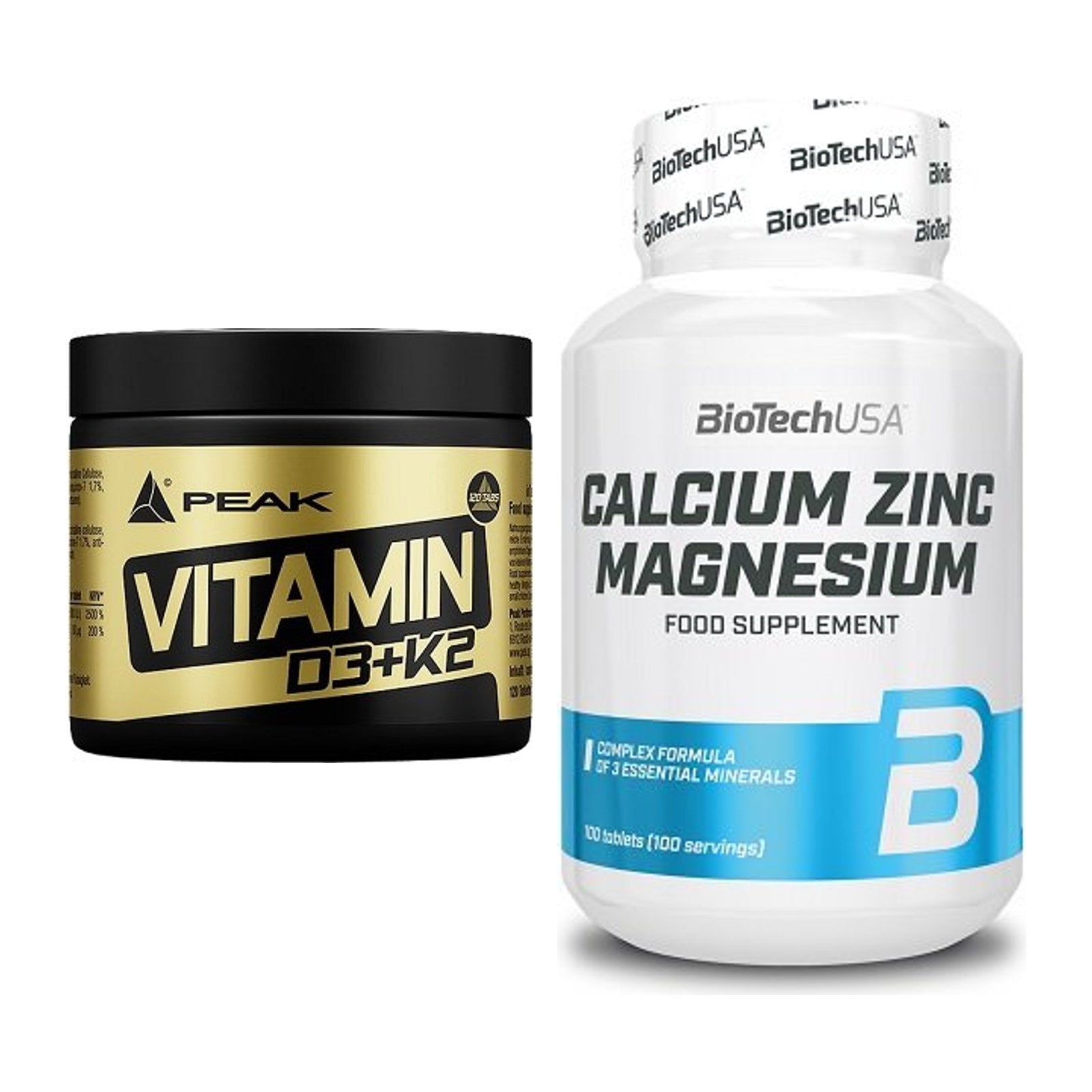 Kapsel-Halbjahresvorrat: Peak Vitamin D3+K2 – 180 Tage, 220 Tabletten – alle enthaltenen Artikel
