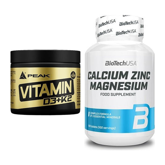 Kapsel-Halbjahresvorrat: Peak Vitamin D3+K2 – 180 Tage, 220 Tabletten – alle enthaltenen Artikel