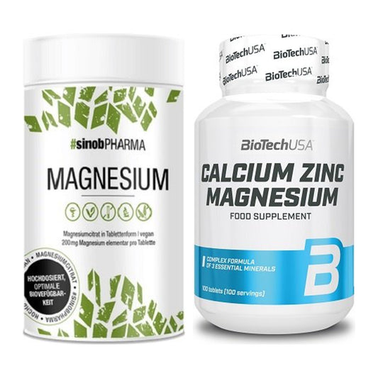 Kapsel-Halbjahresvorrat: Sinob Magnesium – 180 Tage, 220 Tabletten – alle enthaltenen Artikel