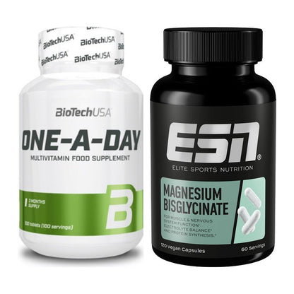 Kapsel-Jahresvorrat: BioTech One A Day 100 – 365 Tage, 420 Tabletten – alle enthaltenen Artikel