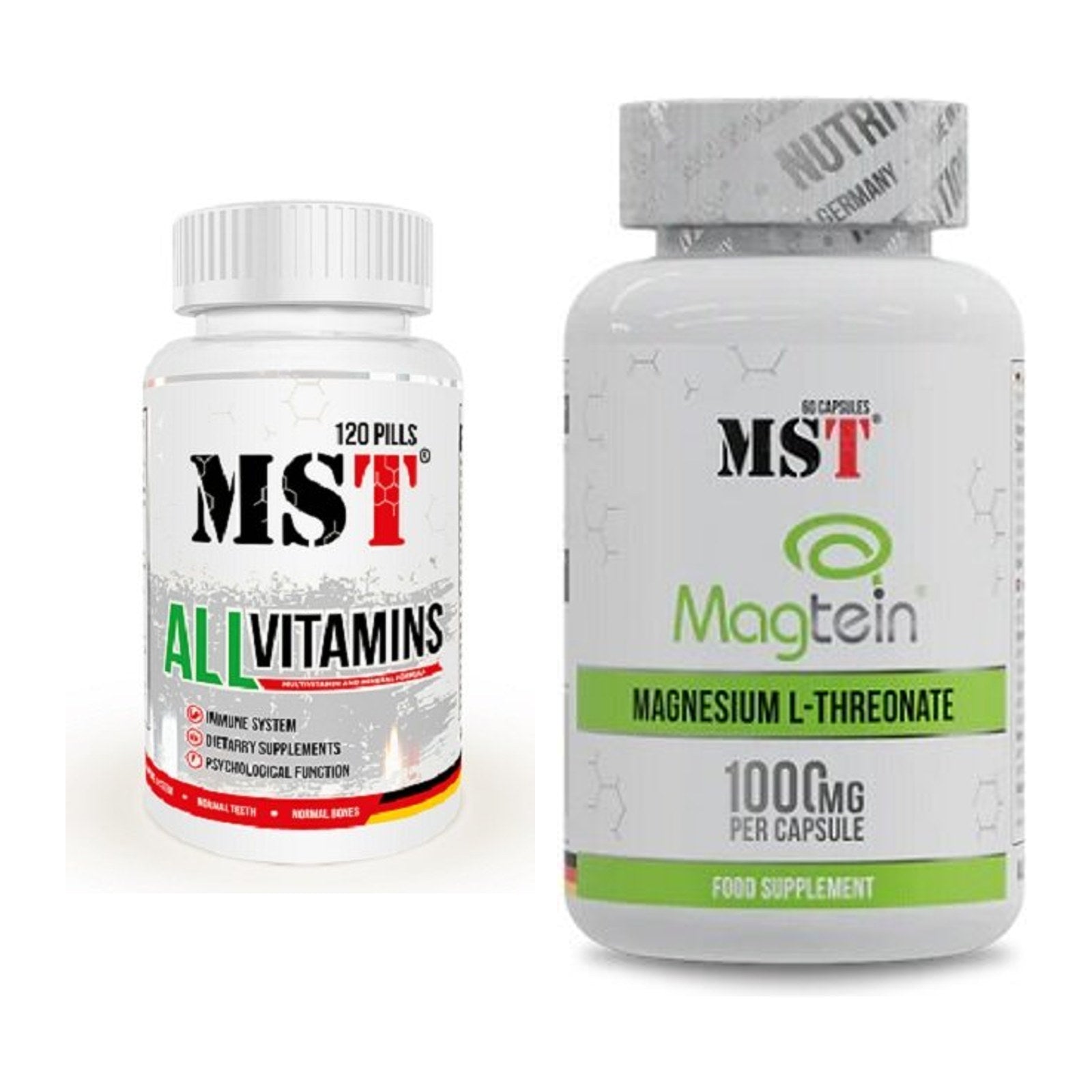 Kapsel-Jahresvorrat: MST All Vitamins 120 – 365 Tage, 420 Tabletten – alle enthaltenen Artikel