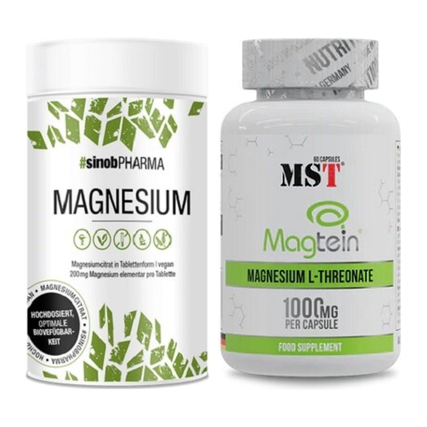 Kapsel-Jahresvorrat: Sinob Magnesium Citrat – 365 Tage, 420 Tabletten – alle enthaltenen Artikel