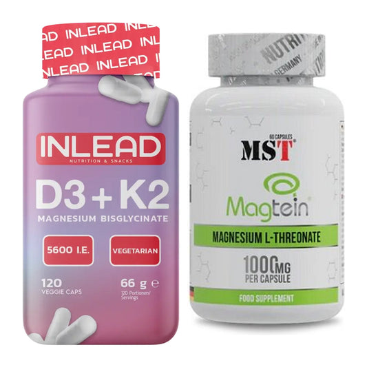 Kapsel-Jahresvorrat: INLEAD Vitamin D3 + K2 – 365 Tage, 420 Kapseln – alle enthaltenen Artikel