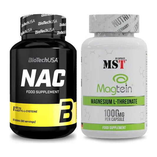 Kapsel-Jahresvorrat: BioTech NAC – 365 Tage, 420 Tabletten – alle enthaltenen Artikel