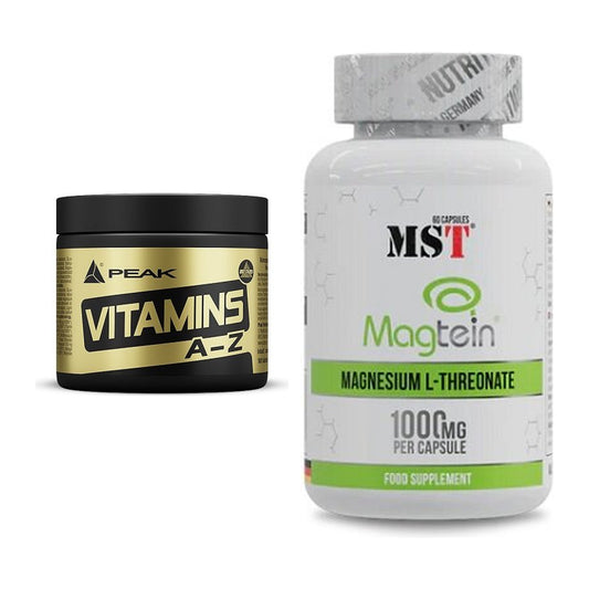 Kapsel-Jahresvorrat: Peak Vitamin A-Z 180 – 365 Tage, 420 Tabletten – alle enthaltenen Artikel