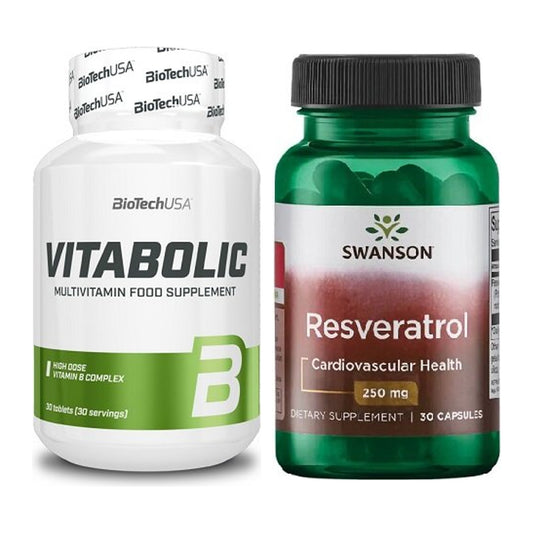 Kapsel-Zweimonatsvorrat: BioTech Vitabolic 30 – 60 Tage, 60 Tabletten – alle enthaltenen Artikel