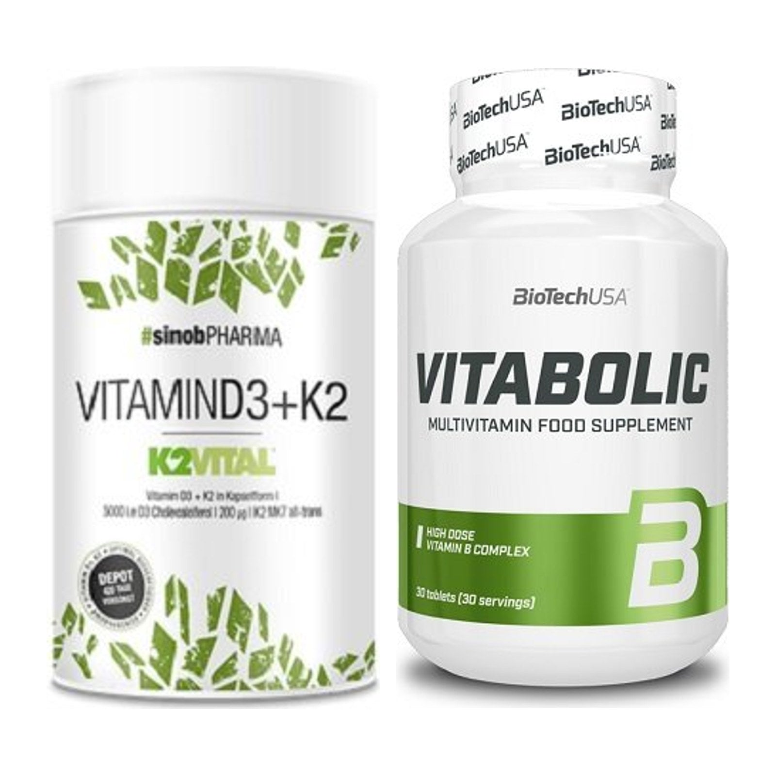 Kapsel-Quartalsvorrat: Sinob Vitamin D3 + K2 – 90 Tage, 90 Kapseln – alle enthaltenen Artikel