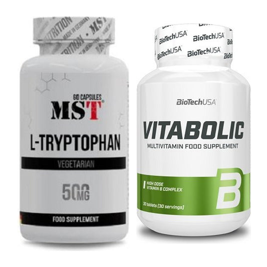Kapsel-Quartalsvorrat: MST Tryptophan 500mg – 90 Tage, 90 Kapseln – alle enthaltenen Artikel